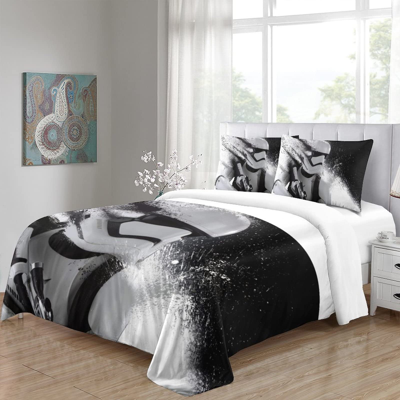 Juego De Ropa De Cama Star Wars 3D - Super King (260x220cm)