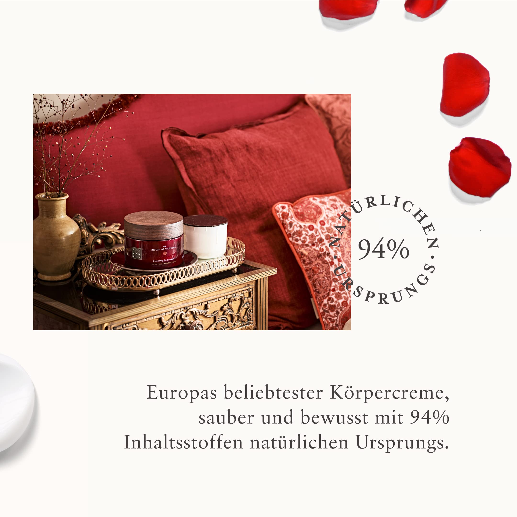 RITUALS The Ritual of Ayurveda Körpercreme zum Wiederbefüllen, 220 ml