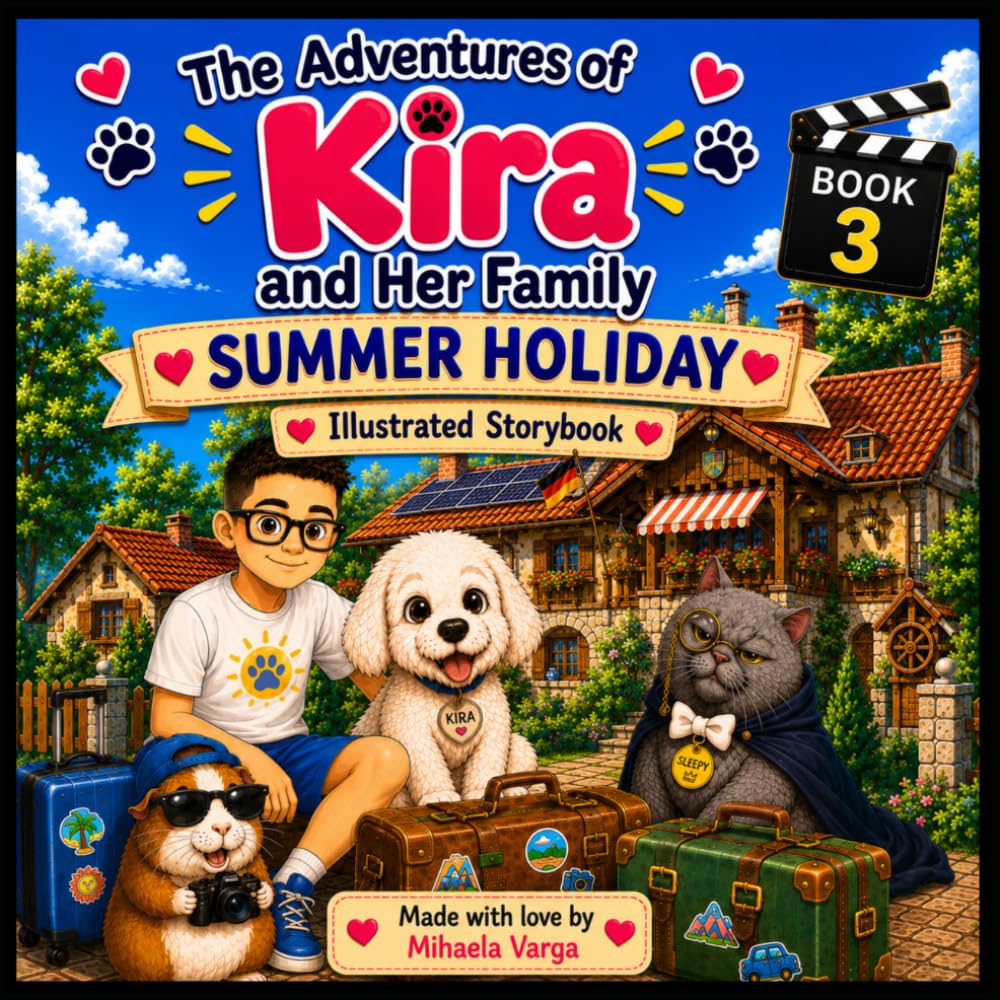 The Adventures of Kira and Her Family, Book 3: Summer Holiday: Illustrated Story Book