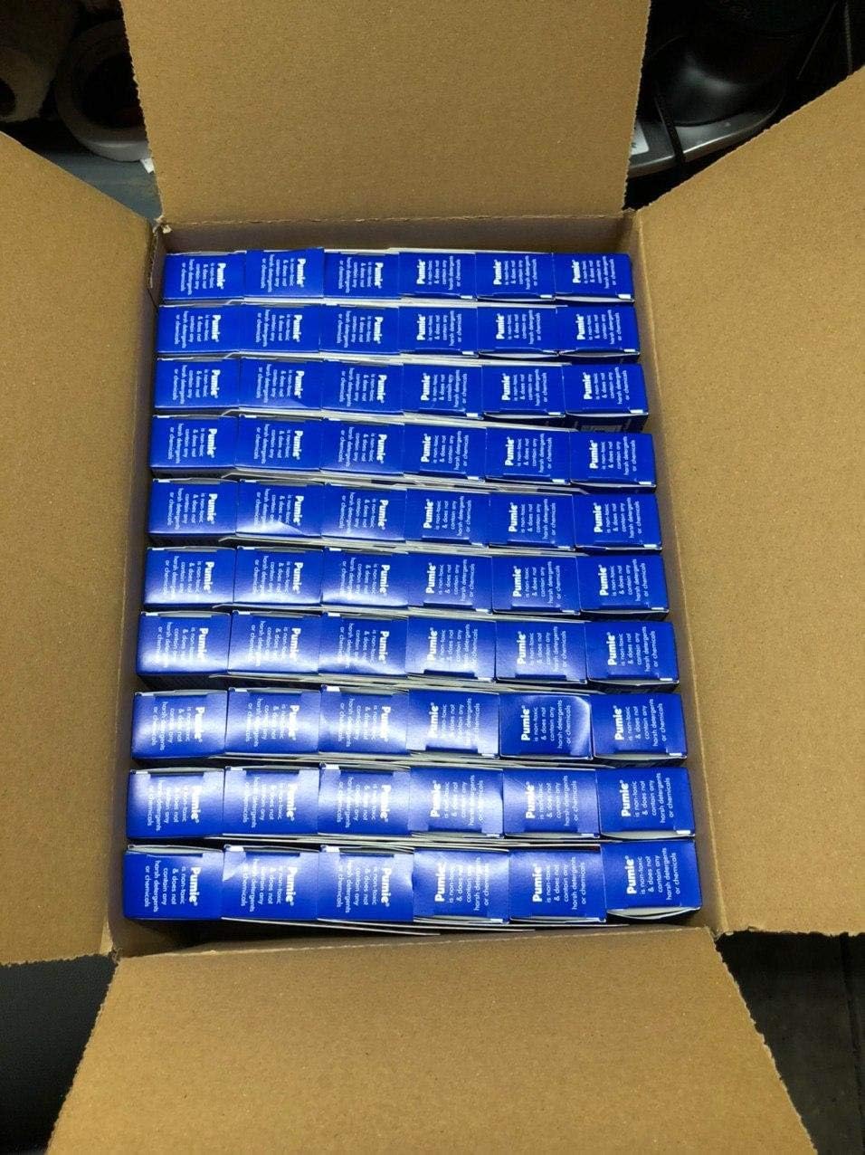 PUMIE Pumice Scouring Stick for Cleaning Toilet Rings Stain & Hard Water Rings, Extra Strong Heavy Duty Pumice Stone for Toilet Cleaning, Rust, Grills, Tough Bathroom, Ovens, Pools & Tubs - Pack of 60