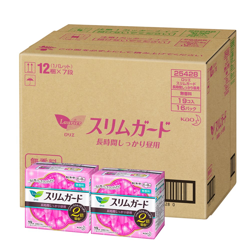 Amazon | 【ケース販売】ロリエ スリムガード 長時間しっかり昼用 羽