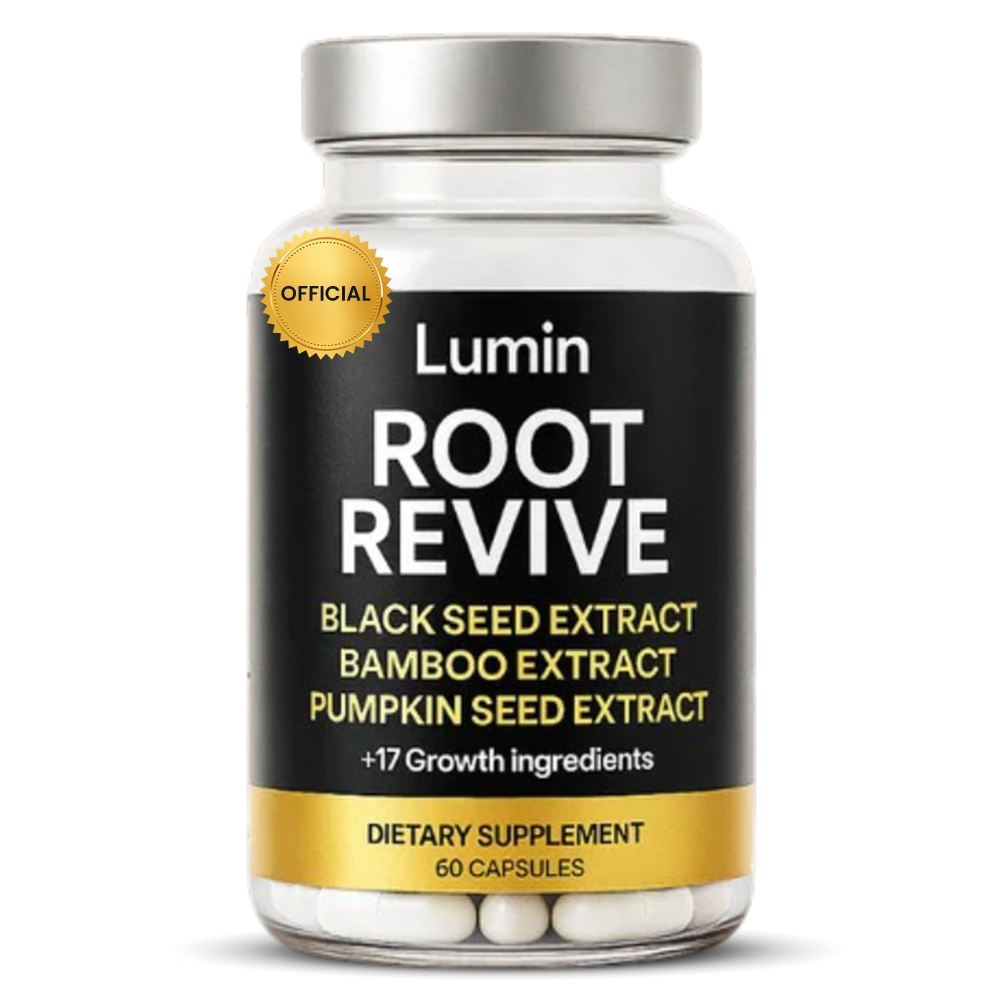 Lumin Root Revive - Hair Growth Supplements for Black Women - Iron & Zinc