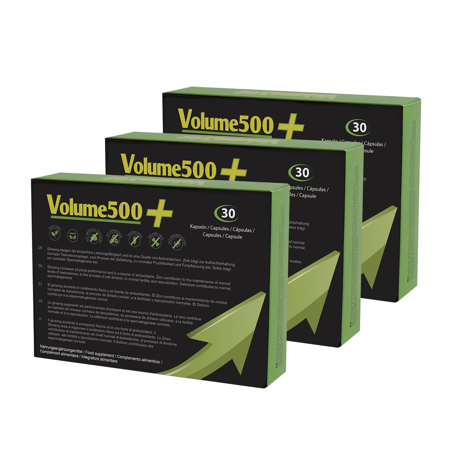 Augmentation du sperme - 3 Volume500: Pilules naturelles pour augmenter la quantité du sperme