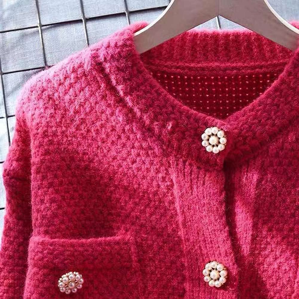 Cárdigan Suéter Chaqueta de Punto Cárdigans Exteriores Sueltos Suéter Abrigo Mujer Cárdigan Rosa (Color : Beige, Tamaño : Talla única.) (Azul. Talla única.)