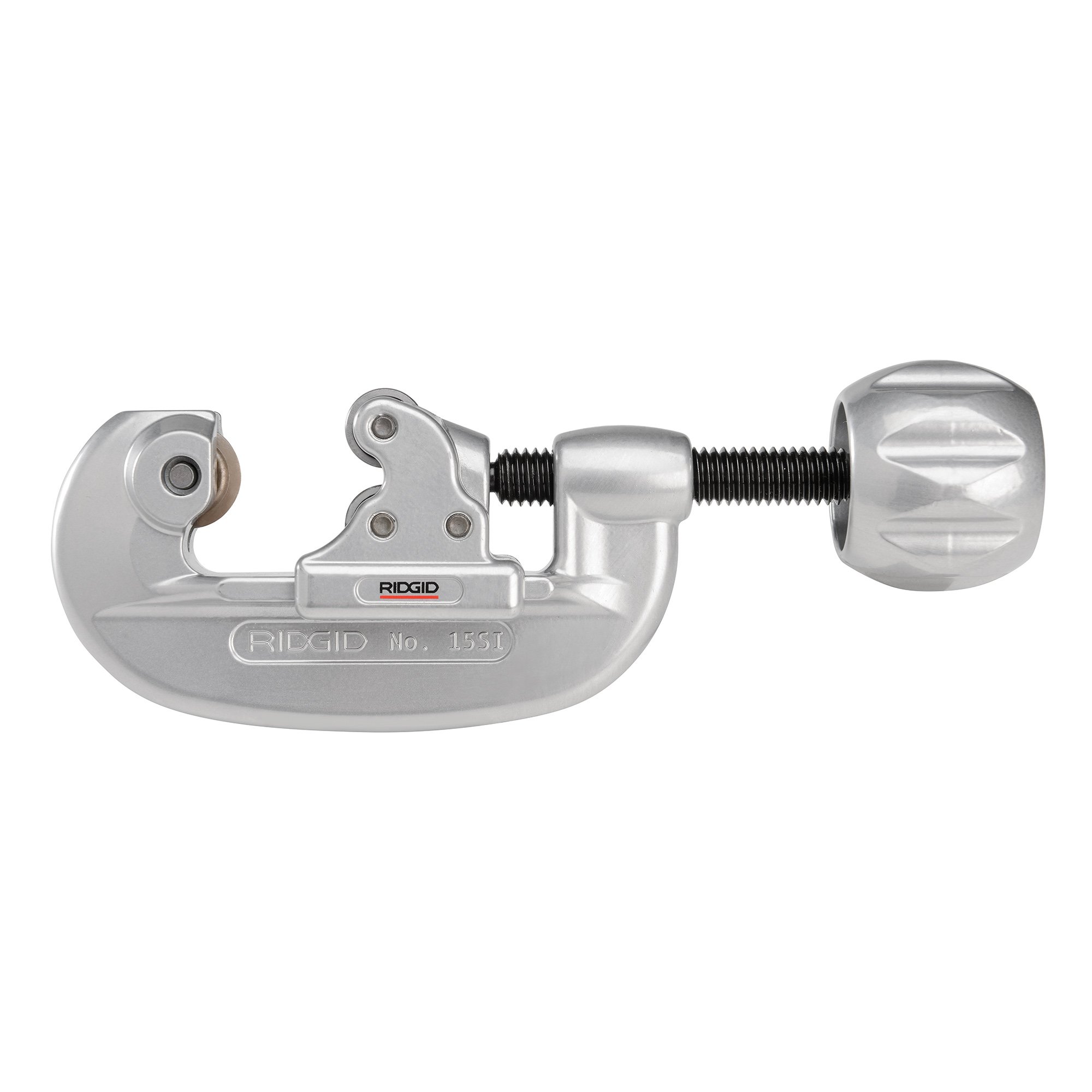 RIDGID 97212 15-SI con 6 cojinetes individuales Cortador de tuberías y conductos de acero inoxidable, Cortador de tuberías de 5 a 28 mm