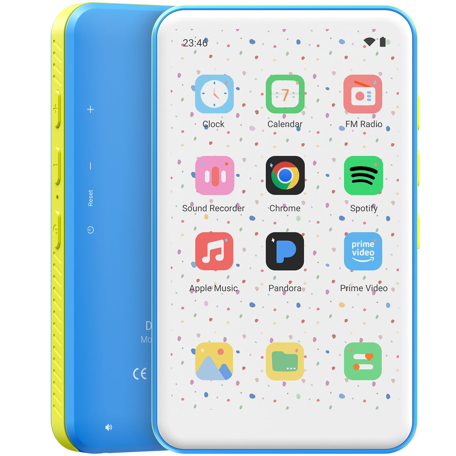 Lettore MP3 da 132 GB con Bluetooth e WiFi, joliker Mp3 e Mp4 Musicale Lettore con Altoparlante, Lettore Schermo Tattile da 4.0 pollici, MP3 Android con Spotify, Audible, Deezer, Pandora, Play Store