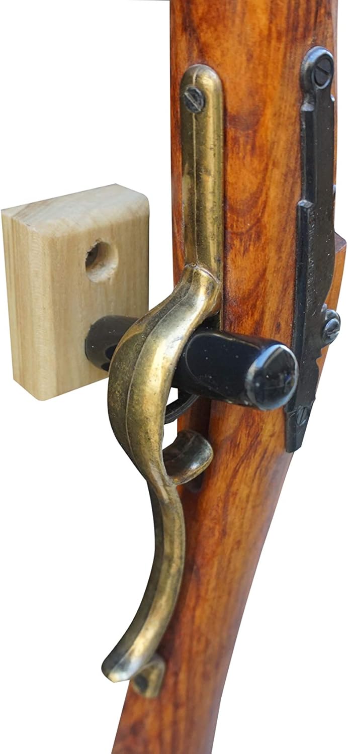 Vertical Wall Mount for Rifle (Made in The USA) (Poplar)
