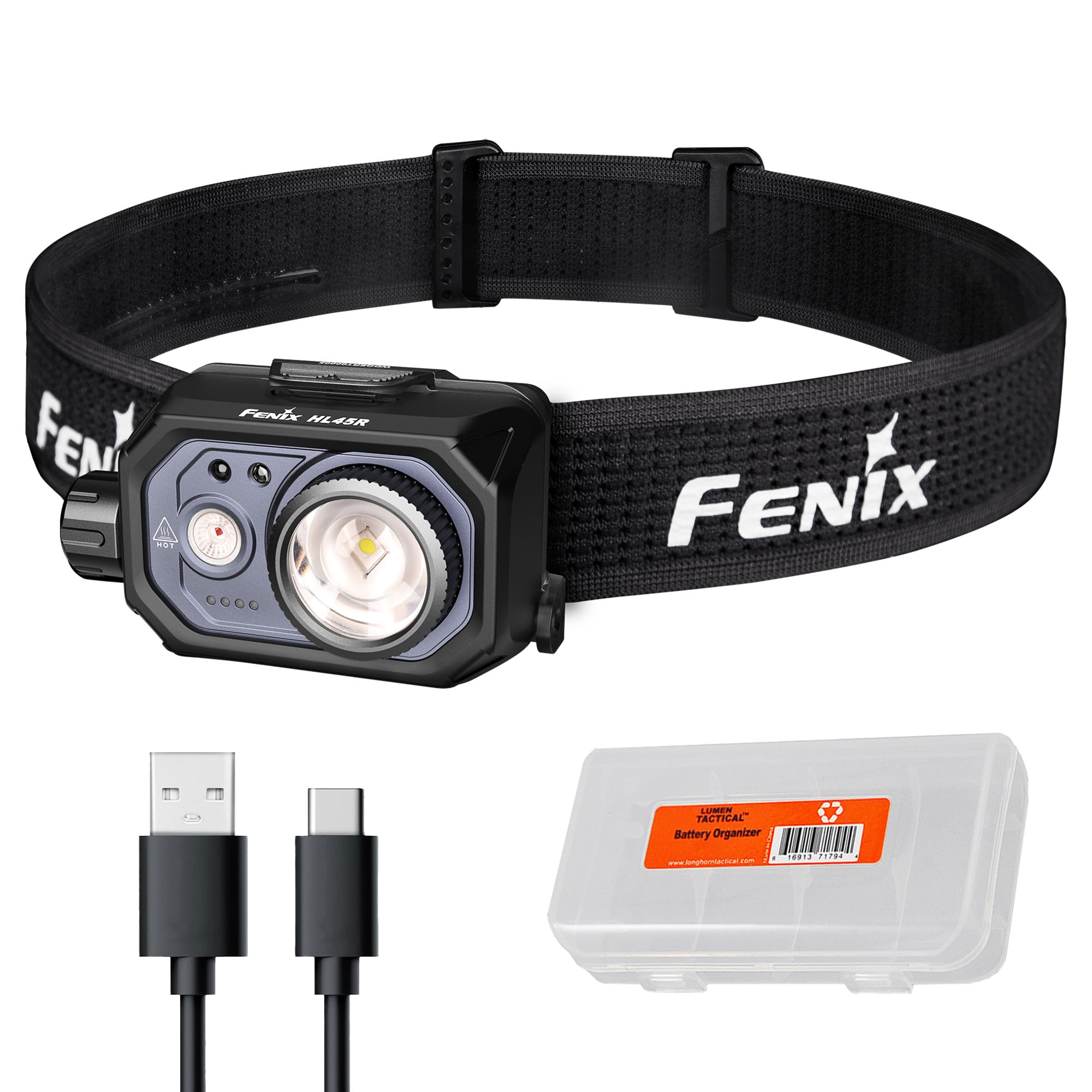 Amazon.com : Fenix HL45R 1000 Lumen Zoomable Headlamp, USB-C