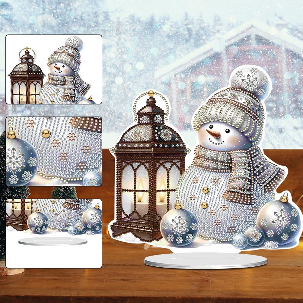 Skeadex Diamond Painting Weihnachtsbaum - 5D Diamant Malerei Set - Tischdeko Für Erwachsene & Kinder