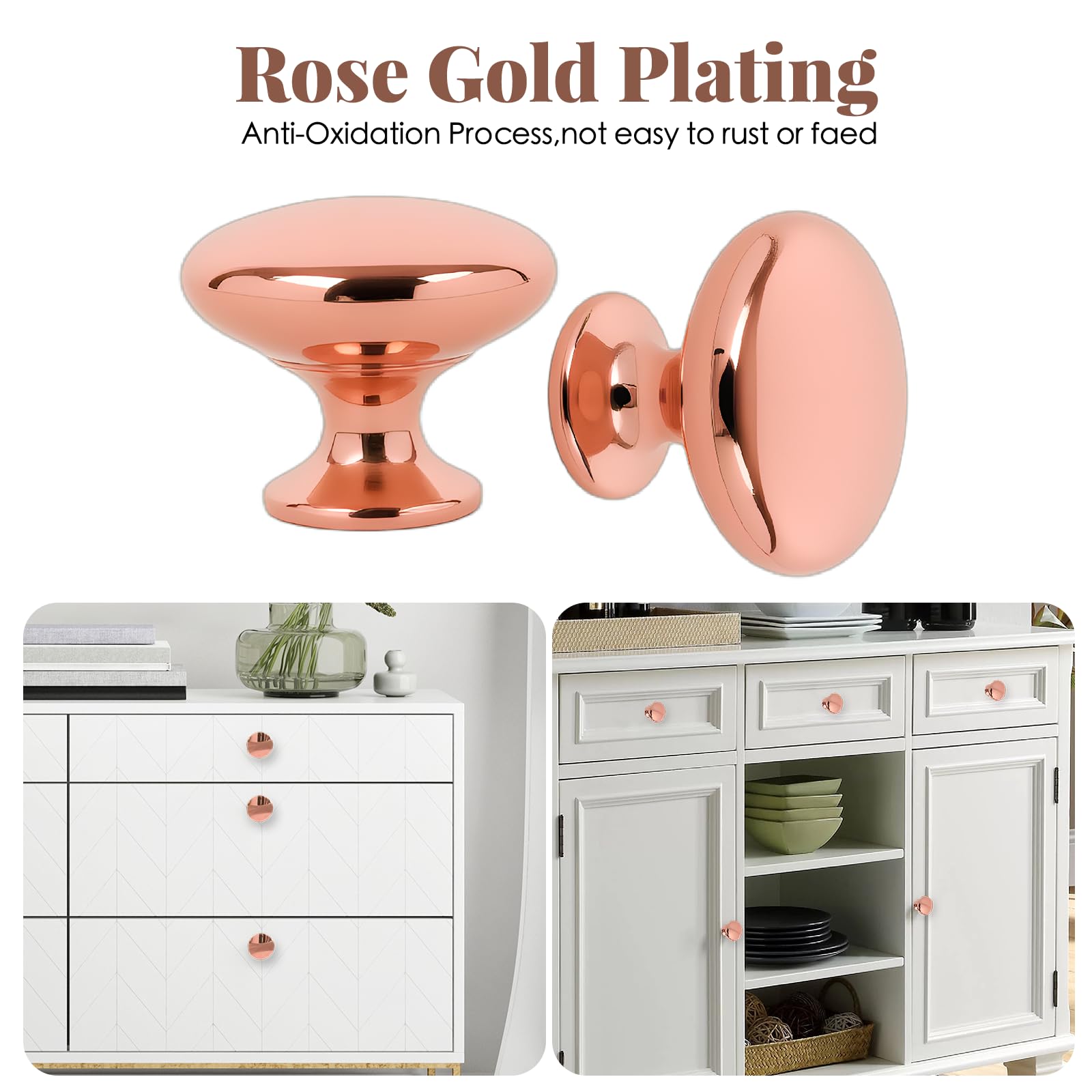 16 Stks Kabinet Knoppen Zwarte Ronde Paddestoel Lade Knoppen 30 MM Meubels Handgrepen Keuken Kast Knoppen Deurgrepen met Schroeven Enkel Gat voor Slaapkamer Badkamer Kledingkast Commode (Zwart 3