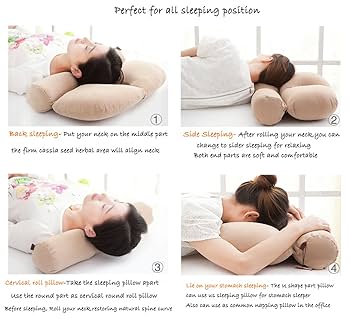 脳呼吸枕 ベージュ 特別な形状 約60cm x 40cm 脳呼吸枕 ベージュ 特別な形状 約60cm x 40cm 脳呼吸枕 ベージュ