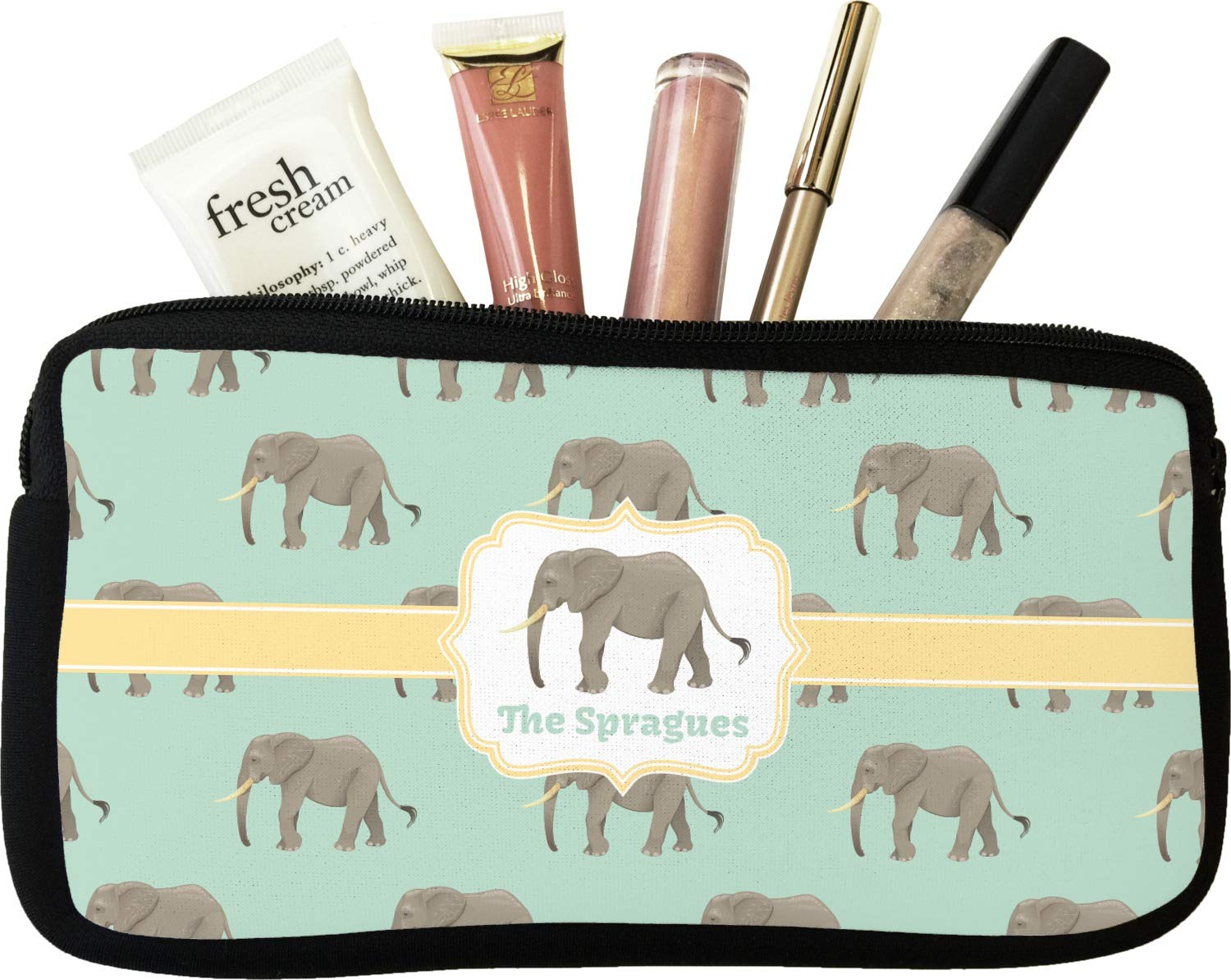 Elephant makeup bag
