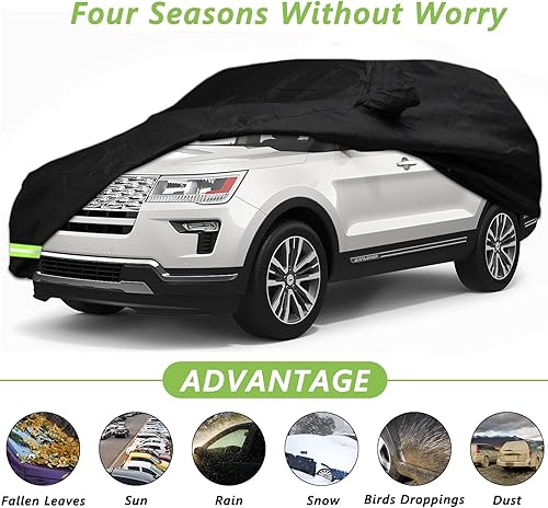 Miniatura 14 de Fundas impermeables para automóvil Jeep Grand Cherokee 2011-2021, fundas 190T, ajuste al cliente, correa 100% impermeable, resistente al viento