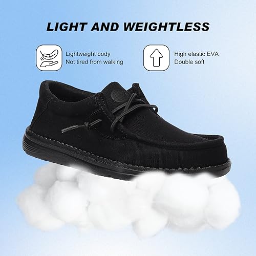 Miniatura 8 de Walking Shoes for Women-Slip On Linen Loafers,Canvas Work Boat Shoes,Comfortable,Lightweight,Breathable for Daily