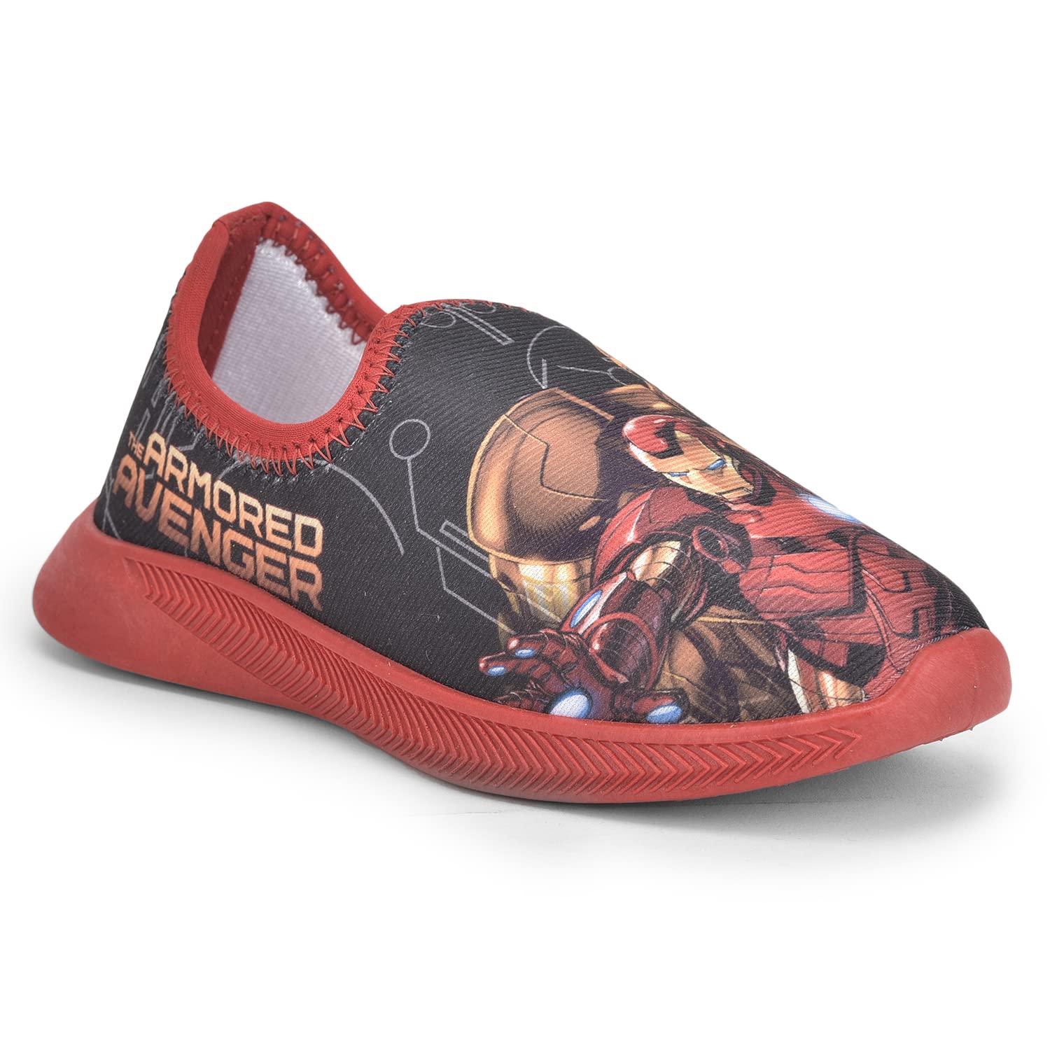 Marvel Avengers by toothless Boys Casual Shoes Red Leather Sneaker (MAPBLS3656) (B09D9RMRS9) Amazon Price History, Amazon Price Tracker
