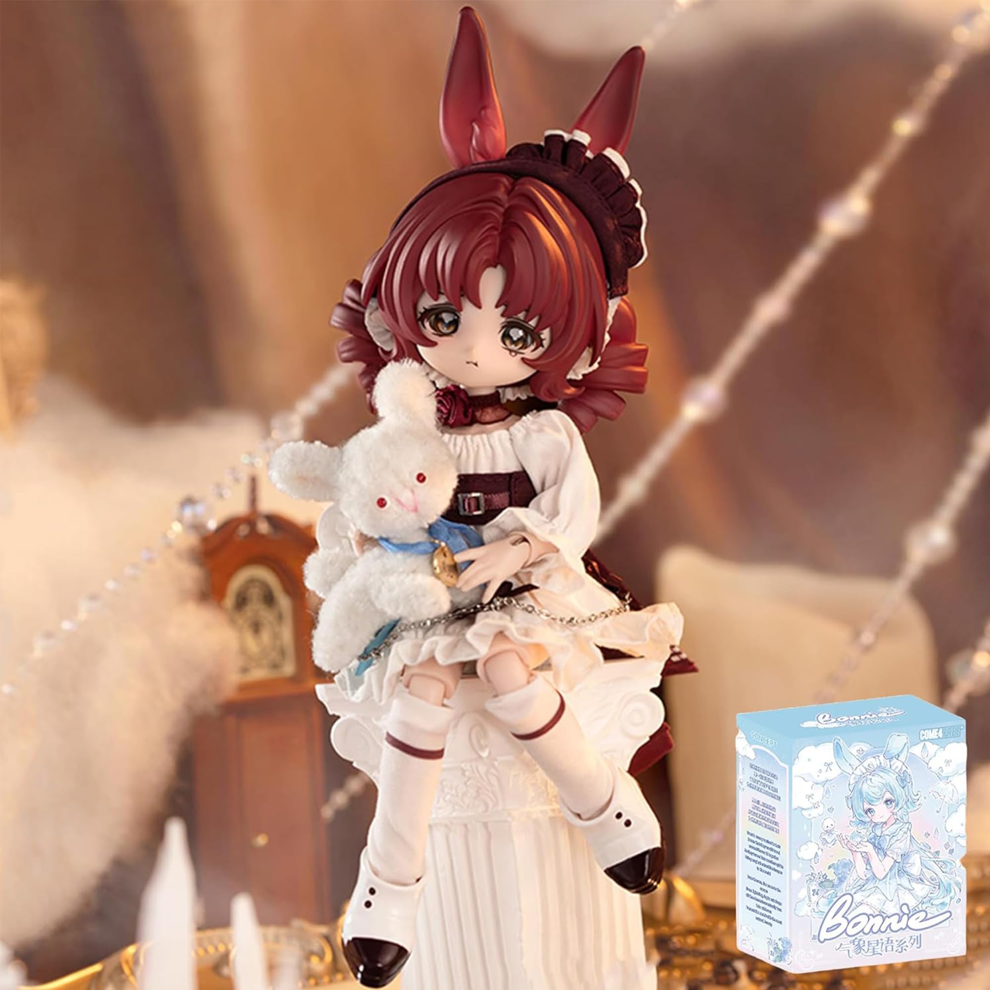 TOYVERSE COME4FREE BJD Bonnie's 3. Generation seria meteorologiczna, Frog Der Nebel, Standard Edition, 1 szt./19 cm, lalka BJD, ruchome lalki z ubraniami dla lalek, prezent urodzinowy, 15+