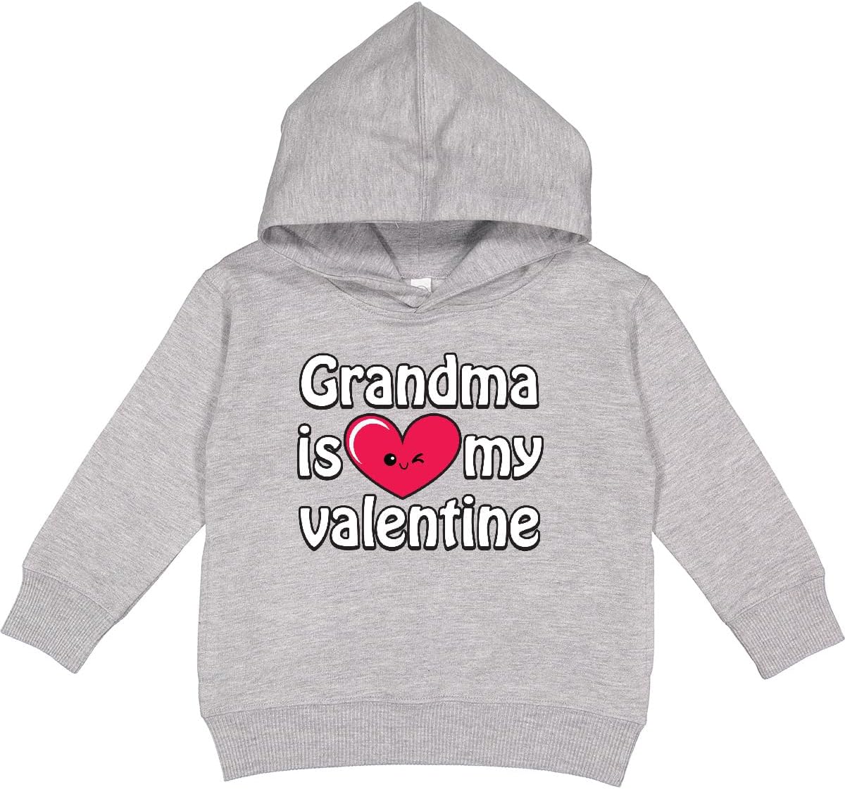 inktastic Grandma Is My Valentine Toddler Hoodie
