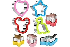 Stainless Steel Bread Cutter Set: Fun Shapes for Kids