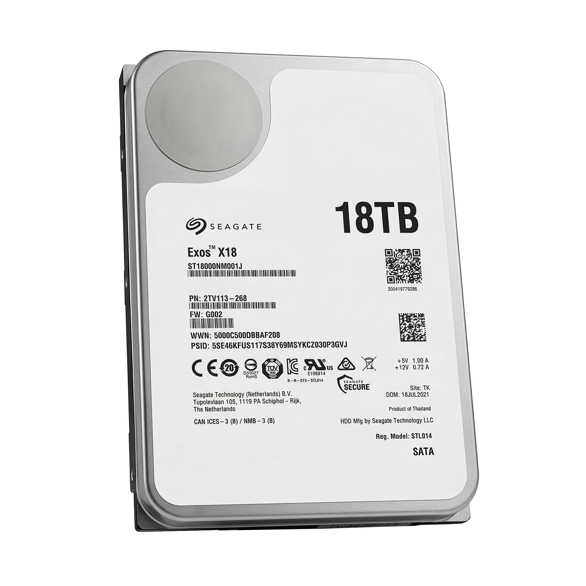 Amazon.com: Seagate Exos X18 ST18000NM000J 18 TB Hard Drive
