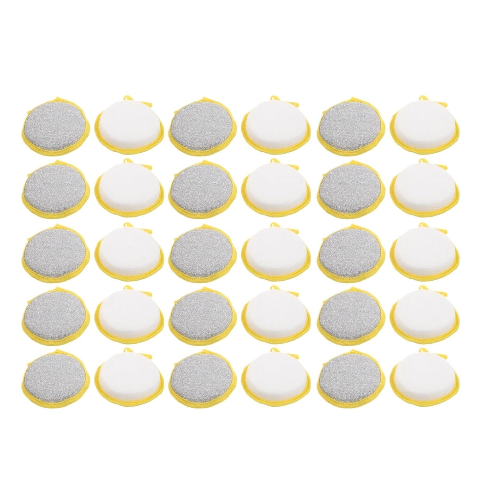 WZPTLKIBAD 30Pcs Dual Sided Scrub Sponges for Dishes Pots and Pans