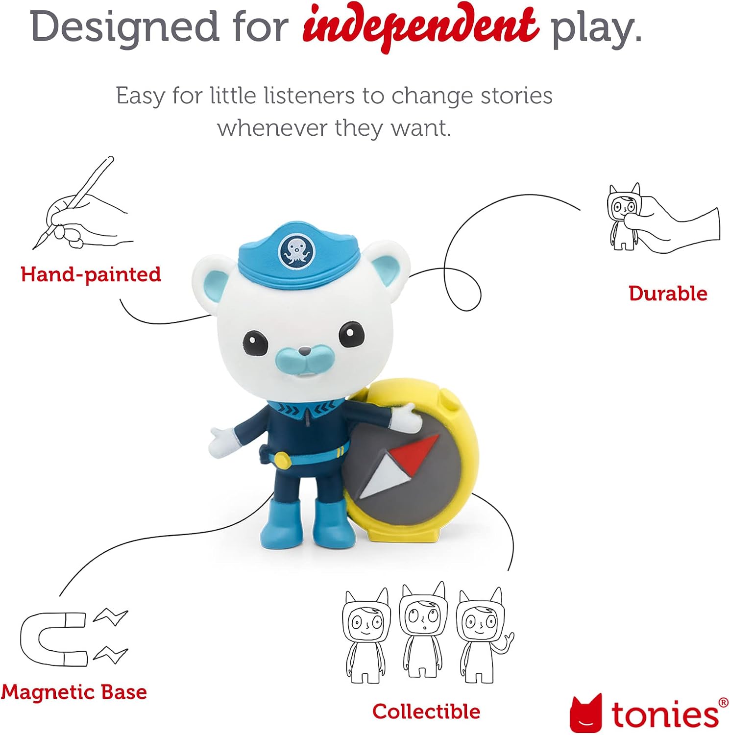 Tonies Captain Barnacles Audio Play Character from The Octonauts