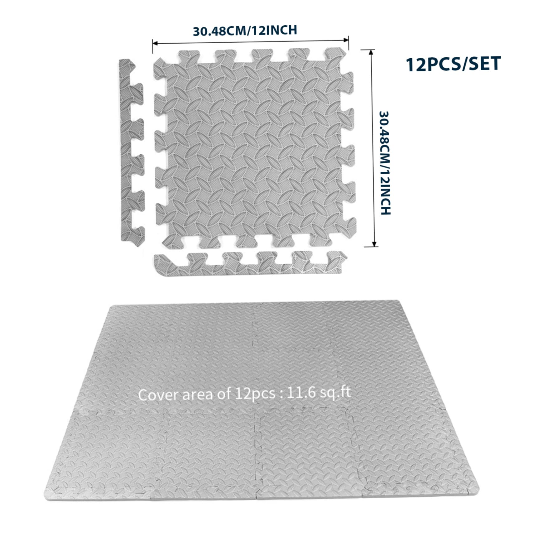 Alfombrilla para bañera de hidromasaje, 12 Uds., 12x12 Pulgadas, baldosas de Espuma EVA, Impermeable, Antideslizante, para Exteriores, Interiores, SPA, Piscina, Protector de Suelo