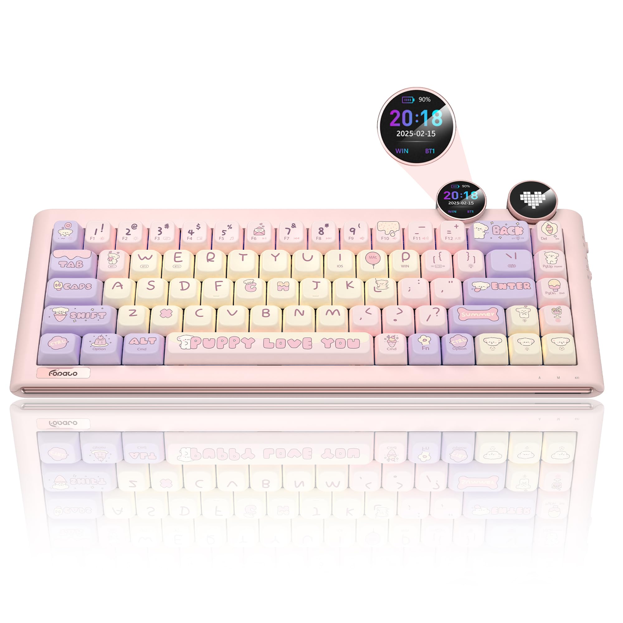 Amazon.com: FOPATO D68 Gaming Keyboard, 68% RGB Hot Swappable