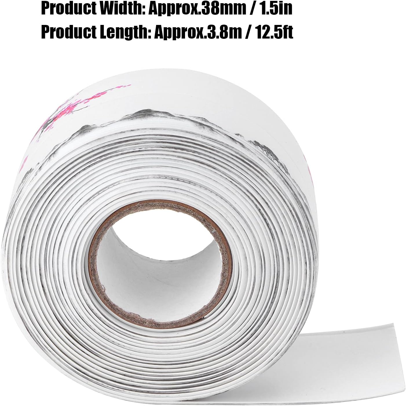Self-Adhesive Sealing Tape Sticker PVC Acrylic Wall Caulk Repair Strip 12.5ft for Bathroom Kitchen Edge : Industrial & Scientific