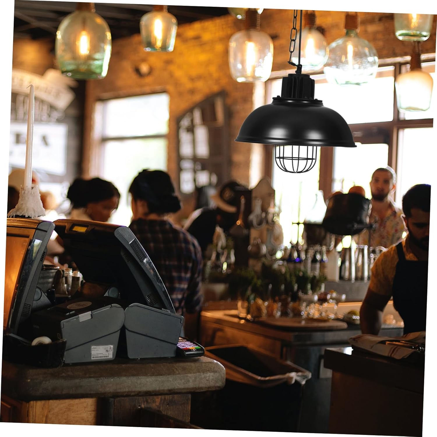 Modern Iron Pendant Lampshade Hollow Out Decorative Ceiling Light Cover Base for Living Room Bar