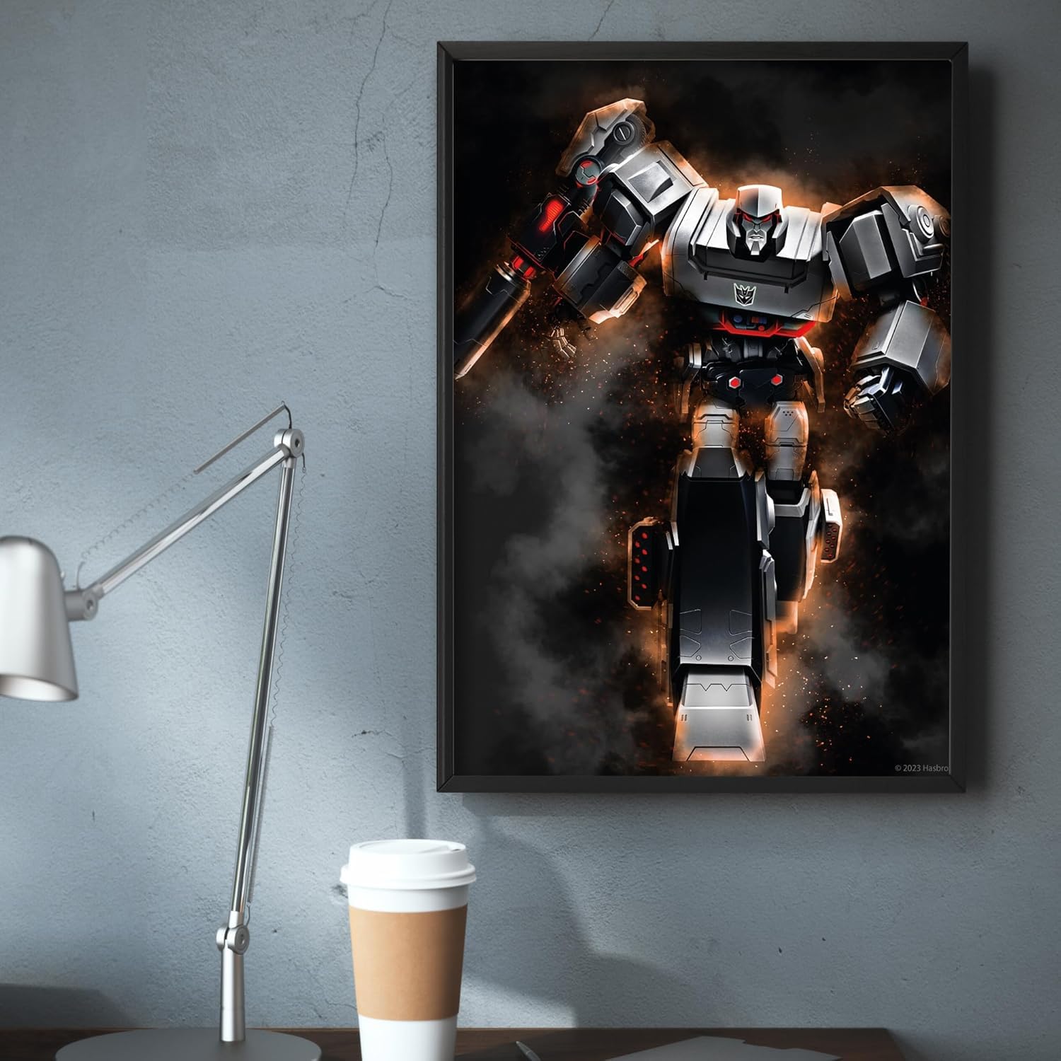 Themed Transformers Print - Megatron Fog Wall Art Poster (29.7Cm X 42Cm - A3)