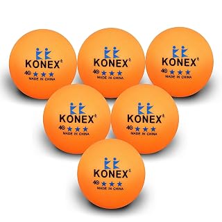 3 Star Table Tennis Balls | Ping Pong Balls, High-Performance 40+ ABS Training Balls Advanced Table Tennis Balls, Ping Pong Balls for Competition and Training - Orange
