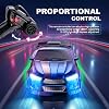 Mini Drift RC Car, 1:64 4WD High Speed RC Drift Car With LED Light, 2.4Ghz RC Racing With Speed Adjustment, Radio Controlled Cars Toys Gift For Kids Adults (E84 Black)