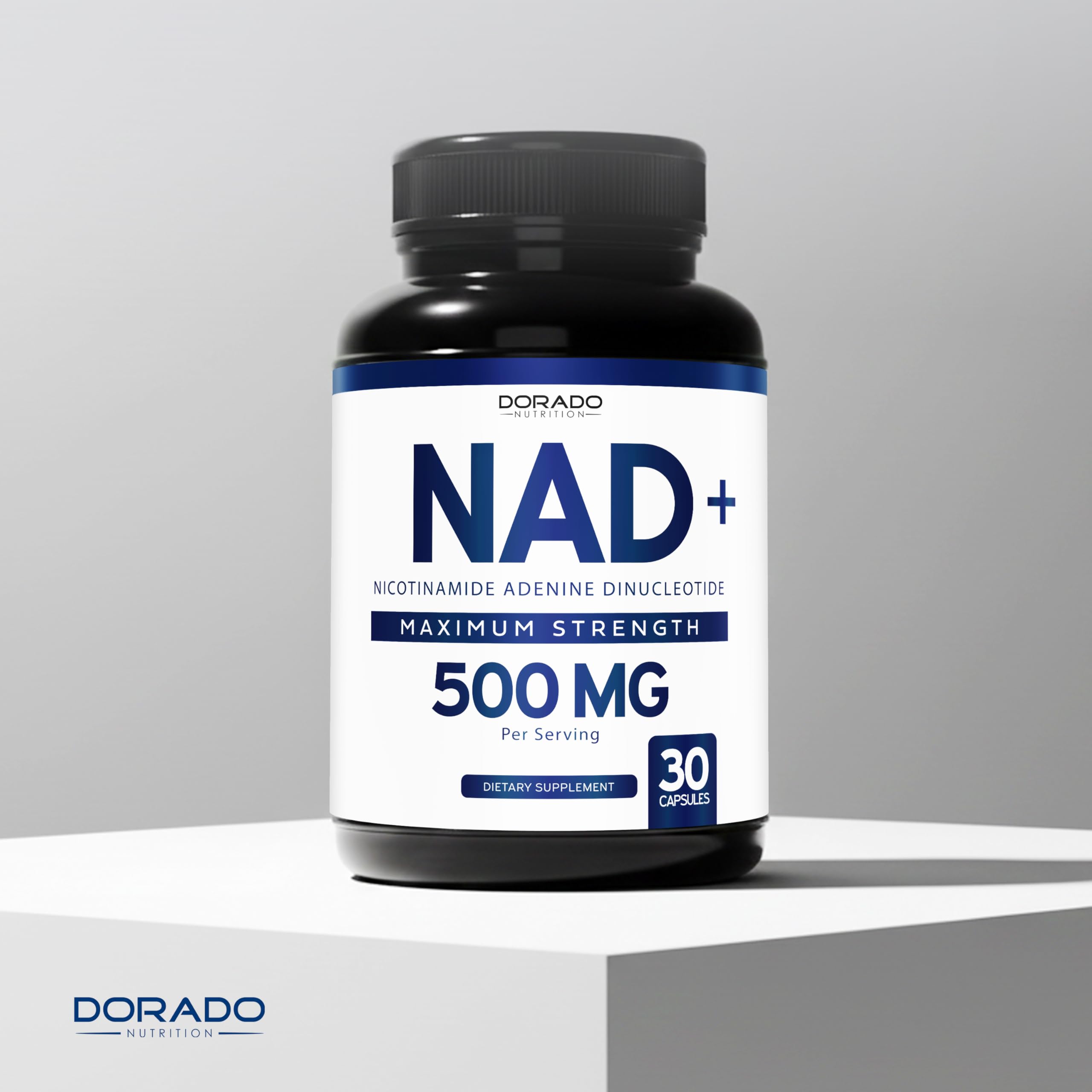 NAD Supplement (500mg of 95% Pure NAD+ Per Serving) NMN Supplement, NAD Nicotinamide Riboside Support (Third Party Tested, Vegan Safe, Non-GMO, No Fillers, & Made in the USA - 30 Vegan Capsules) — Amazon image 5