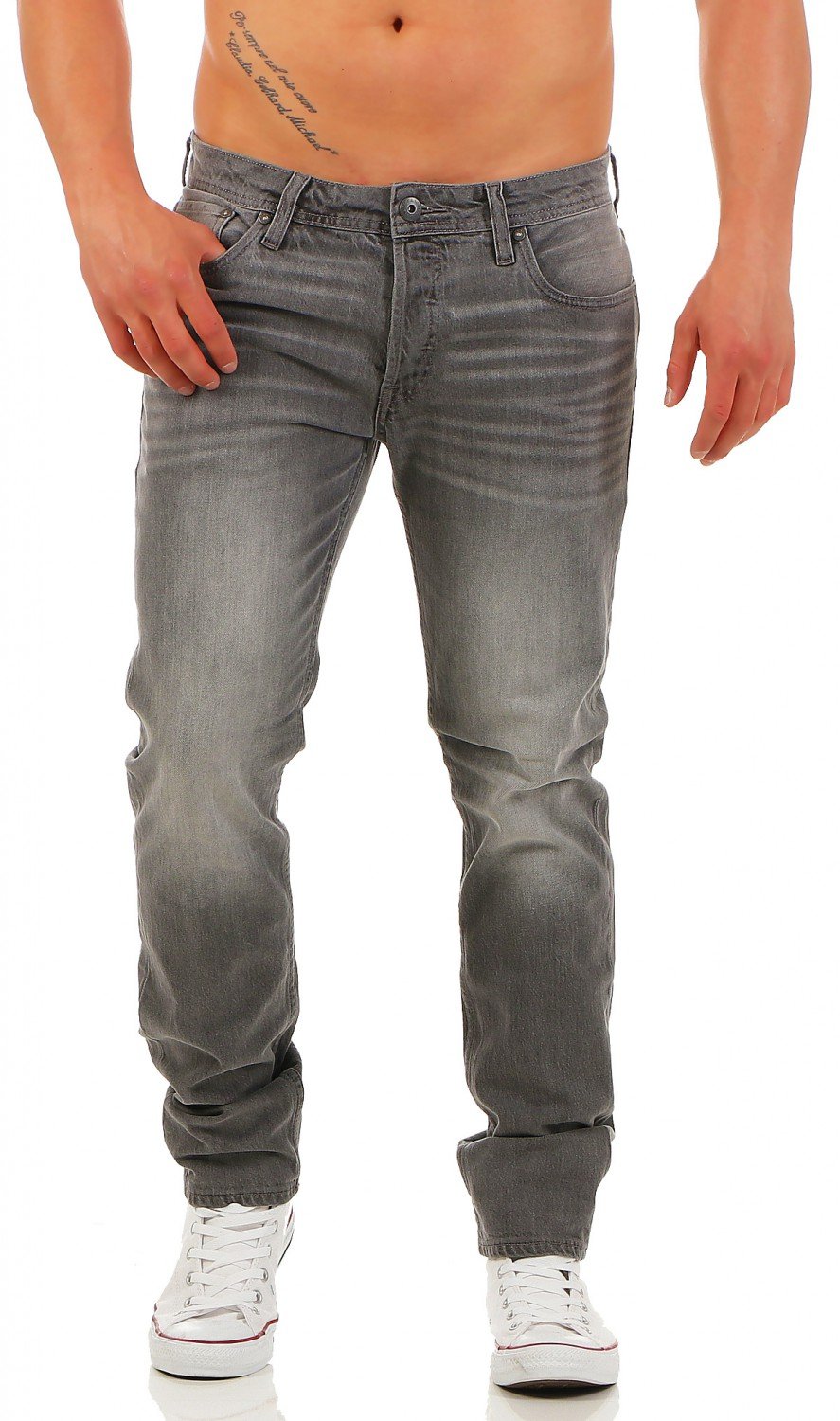 Jack & Jones Herren Slim Slim Jeans JJITIM JJORIGINAL CR 010 12127461