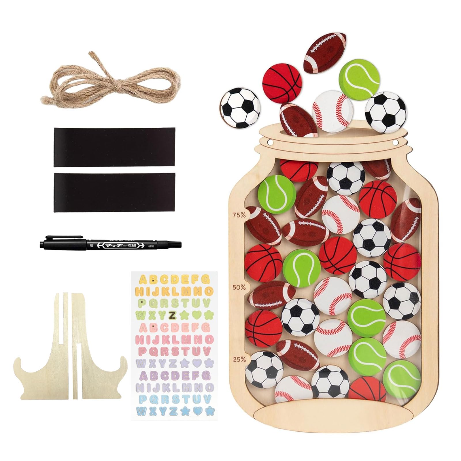 FrostyFlair Reward Jar, Personalised Magnet for Kids, Reward System and Reward Chart from age 4