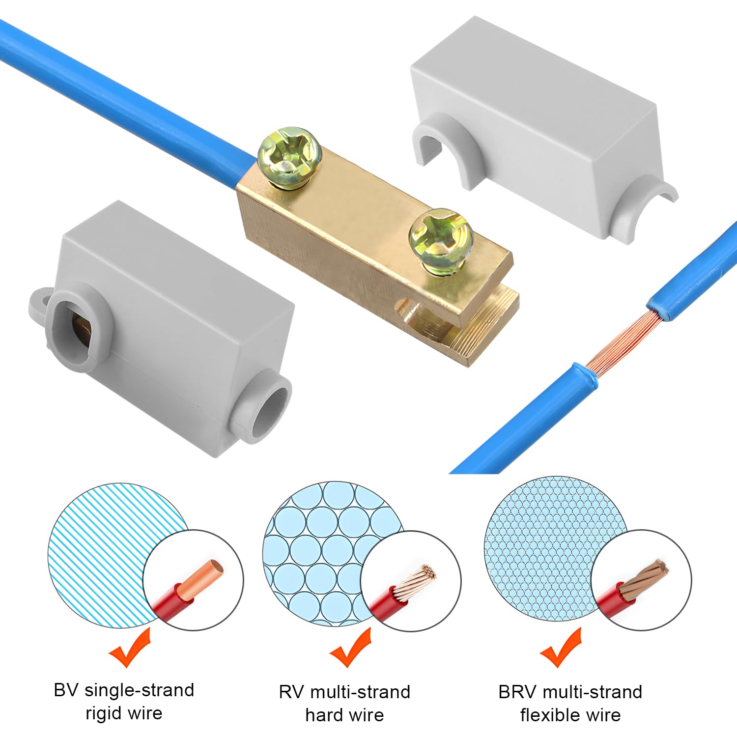 T-Type Wire Connectors - 10 AWG Kit -5