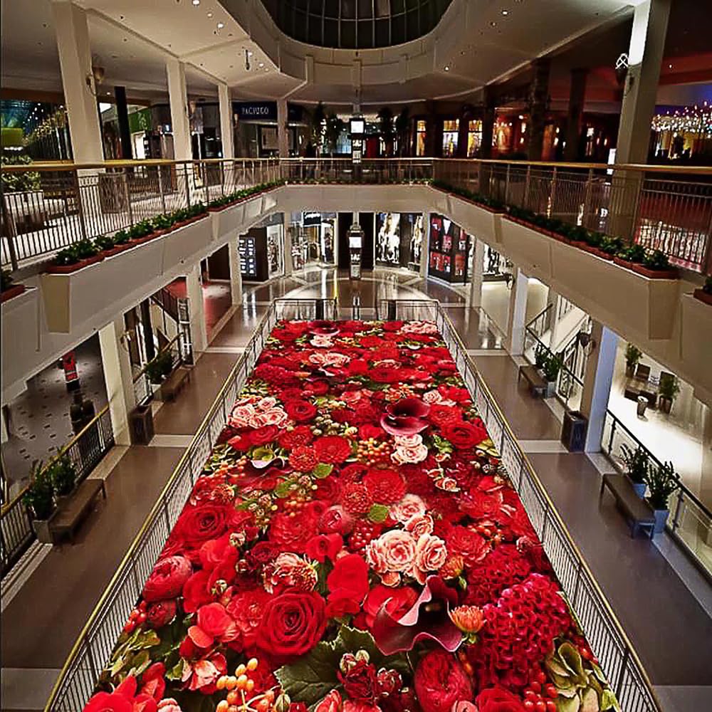 Tapis coureur 3D grand format 160x300 cm au design abstrait et finitions premium