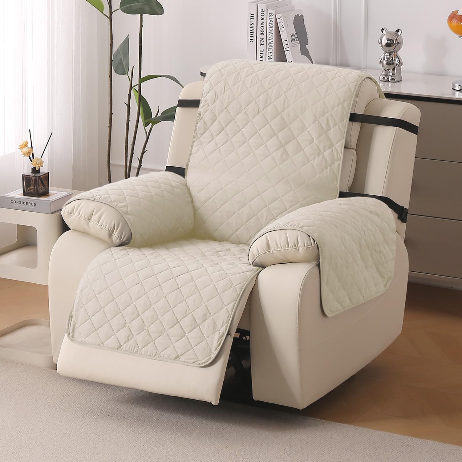 HOKIPO Recliner Cover - 3 Seater, Forest Green -11 HOKIPO Recliner Cover - 3 Seater, Forest Green -11
