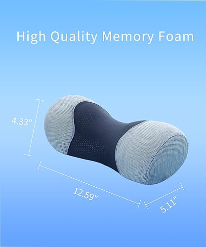 Miniatura 7 de Bespilow Almohada pequeña para el cuello, di adiós al dolor de cuello, almohada cervical de espuma viscoelástica para alivio muscular de tensión