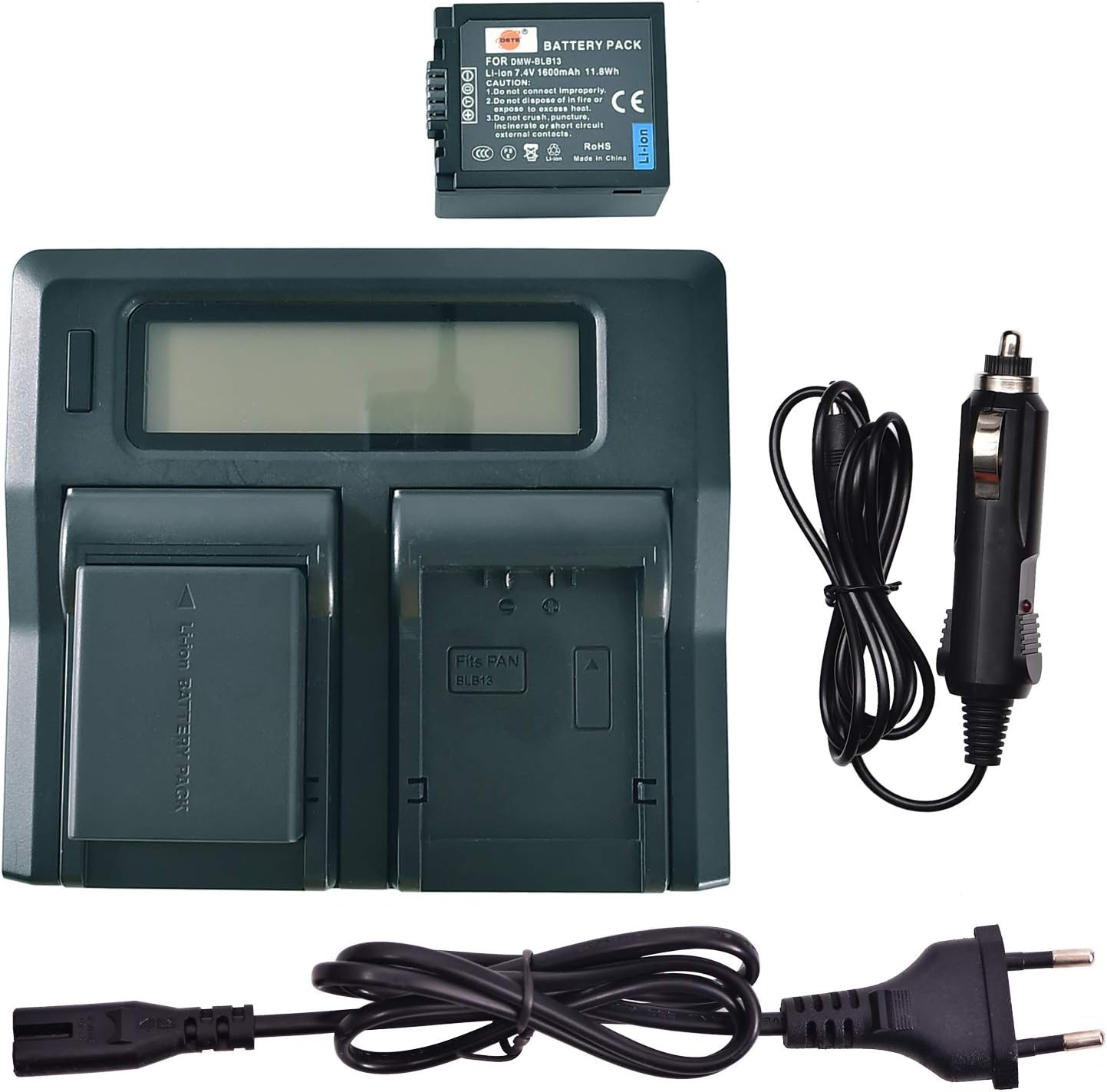 Caricatore USB PATONA Per Panasonic BLB13 Con Display LCD - Foto 7