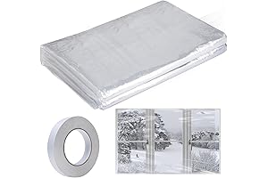 Window Insulation Kit for Winterizing: Shrink Window Cover for Cold Weather
