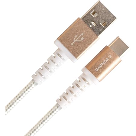 Amazon Co Jp Kyohaya Micro Usb ケーブル アンドロイド 充電ケーブル マイクロusbケーブル Android 充電ケーブル 1 2m 急速 丈夫 ナイロン 強靭 断線 しにくい スマホ 急速充電 データ転送 Android Xperia Galaxy Aquos各種対応 Connect Gear Tough 2 M ホワイト