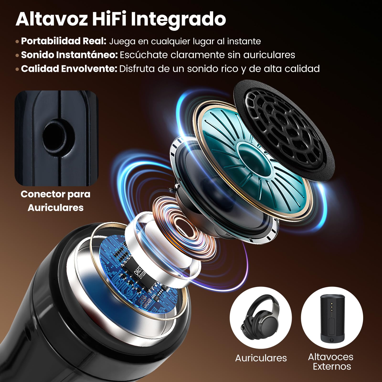 COSTWAY Instrumento de Viento Electrónico, Saxofón Digital Portátil con MIDI Inalámbrico, 100 Tonos, Altavoz HIFI, Rango de 4 Octavas y 2 Digitaciones, Mini Saxofón Recargable para Adultos y Niños