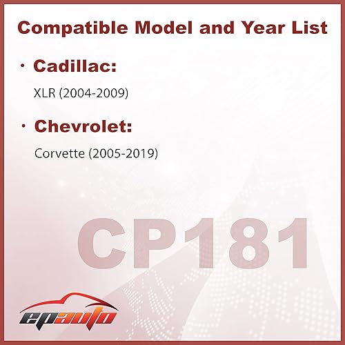 Miniatura 2 de EPAuto CP181 (CF11181) Filtro de aire de cabina con carbón activado, repuesto para Cadillac XLR (2004-2009), Chevrolet Corvette (2005-2019)