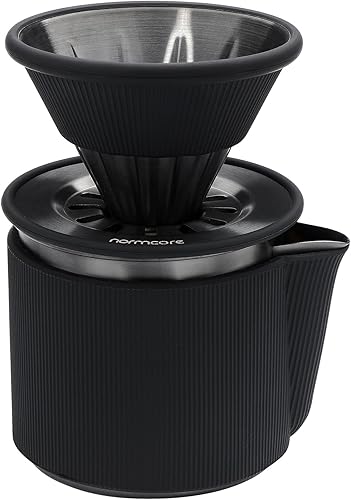 Miniatura 6 de Normcore Juego de cafetera portátil para verter sobre el viaje, gotero de café de viaje de una sola taza, uso V60 y máquina de café de papel de