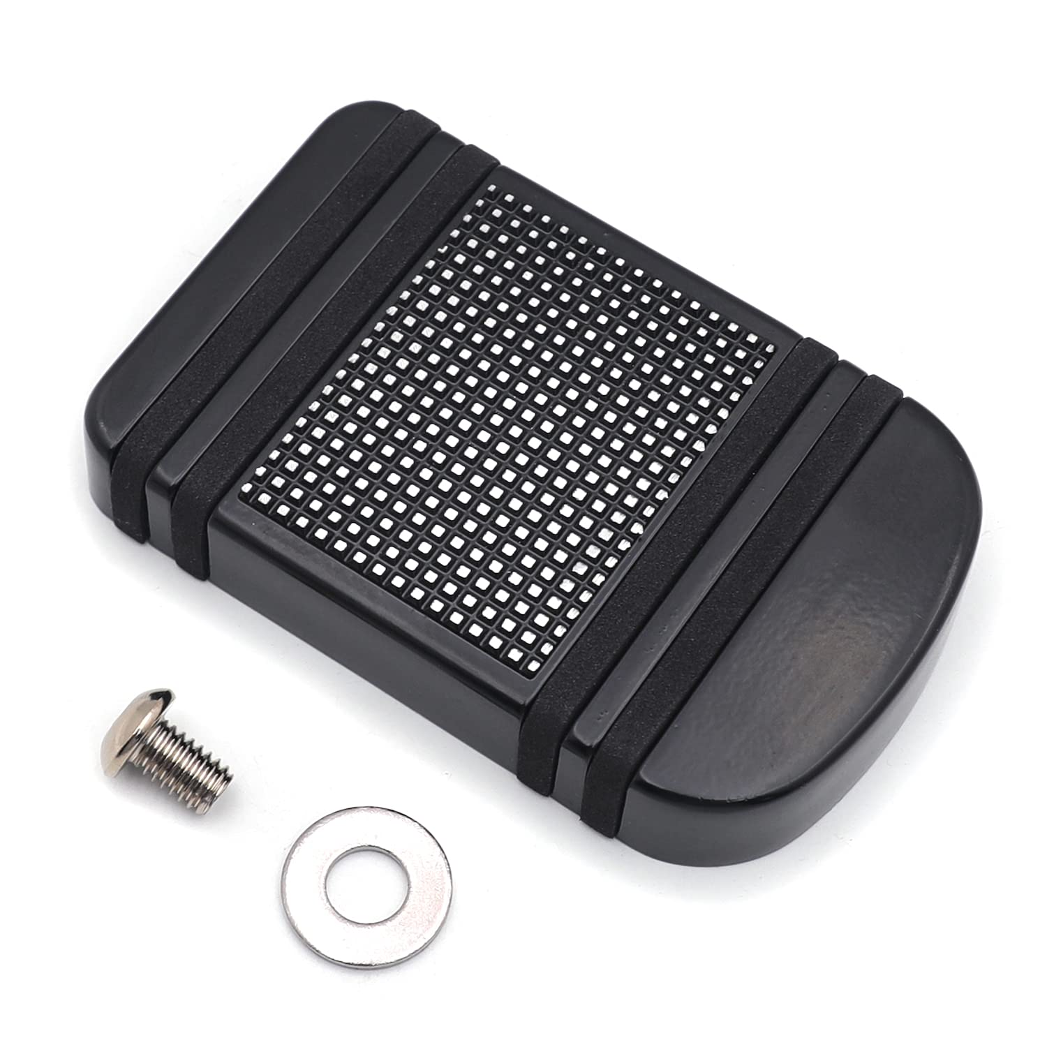 HK Moto - Protection De Pédale De Frein En Aluminium Noir Pour