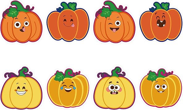 Alynta Fall Thanksgiving Pumpkin Stickers 480Pcs 1.5 Inch Autumn Stickers
