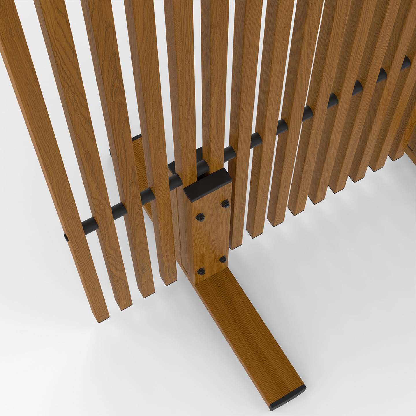 IDMarket - Paravent extérieur ajouré Claustra décoratif extérieur 80 x 150 cm Effet Bois