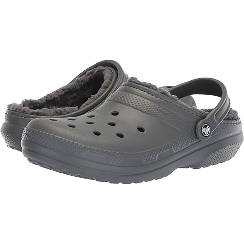 Crocs Men's and Women's Classic Lined Clog | Warm and Fuzzy Slippers