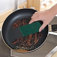 Vista 2 de Esponja de limpieza resistente, sin arañazos, esponja para lavar platos de doble cara, esponja para fregar, para cocina, fregadero, plato, bañera